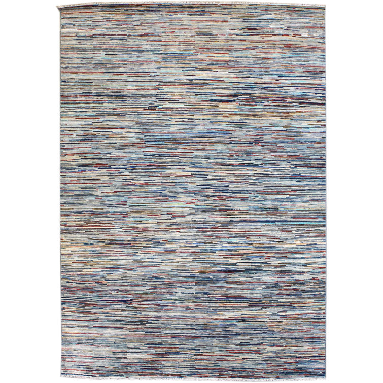 Landry & Arcari Rugs and Carpeting Wool Abstract Area Rug in Gray Perigold
